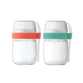 Set of 7 yoghurt jars