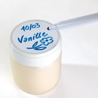 Abwischbarer Stift für Joghurtbereiter