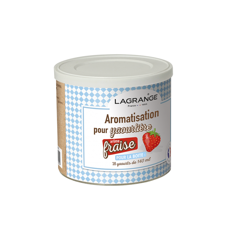 Ferments Bio pour yaourts aromatisés vanille fraise citron - Lagrange -  MaSpatule