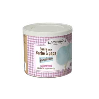 Sucre pour Barbe à papa à la Framboise
