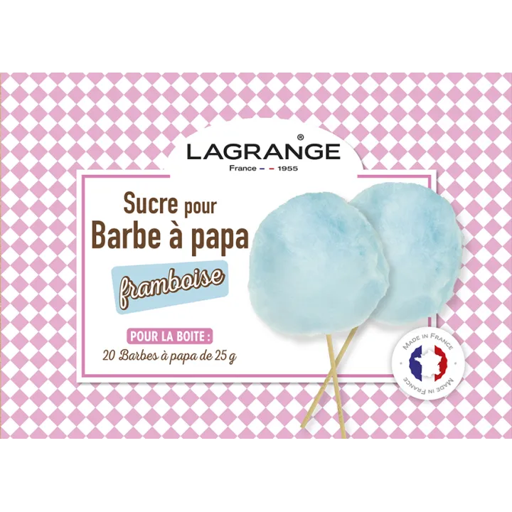 Sucre pour Barbe à papa à la Framboise