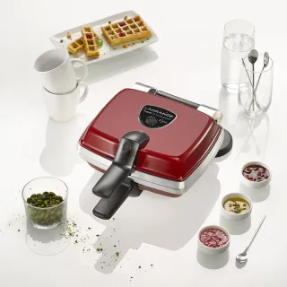 Super 2 Antihaft-Waffeleisen für Herzwaffeln - Lagrange