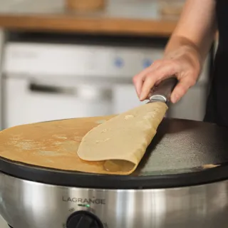 Großer Edelstahl-Crêpewender - Zubehör für Lagrange Crêpière Pro
