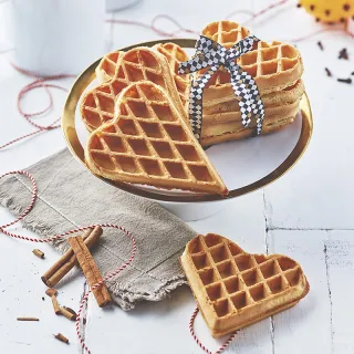 Antihaft-Waffeleisen Super 2 - Herzwaffeln - Lagrange