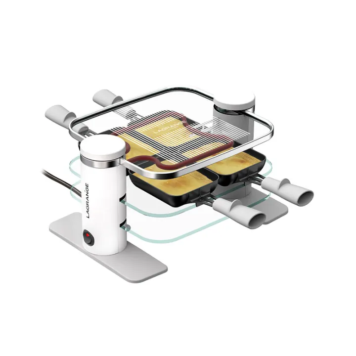 Raclette 4 Transparente 4 personnes