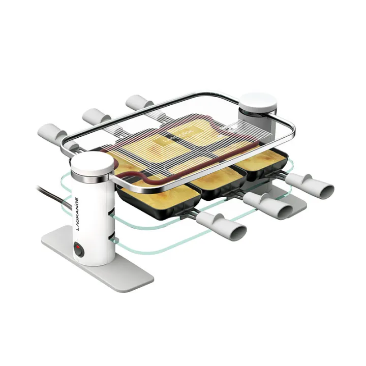 Raclette 4 Transparente 4 personnes