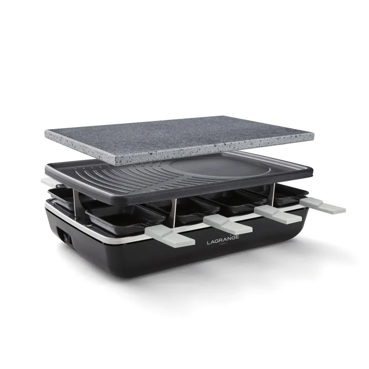 Raclette Element mit Stein- und Grillplatte