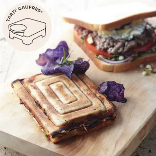 Croque-Monsieur-Platte - Tarti' Gaufres® Waffeleisen