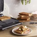 4 Wafels 5x8 platen voor 4 Wafels wafelijzer