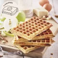 4 Wafels 5x8 platen voor 4 Wafels wafelijzer