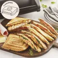 Croque-Monsieur plates - 4 Gaufres Waffle Maker