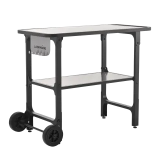 Klappbarer Edelstahl-Servierwagen für Plancha – Lagrange