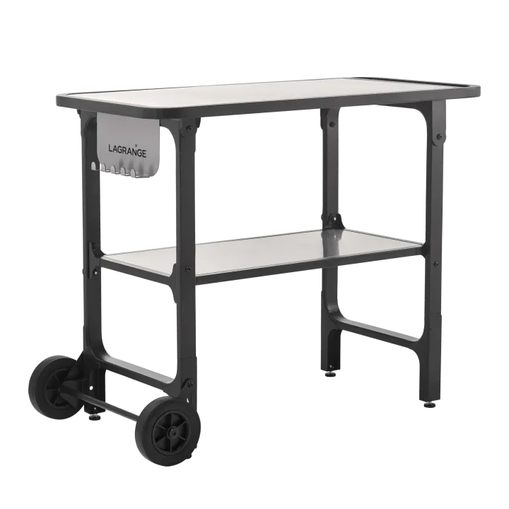 Foldable Stainless Steel Trolley for Plancha – Lagrange