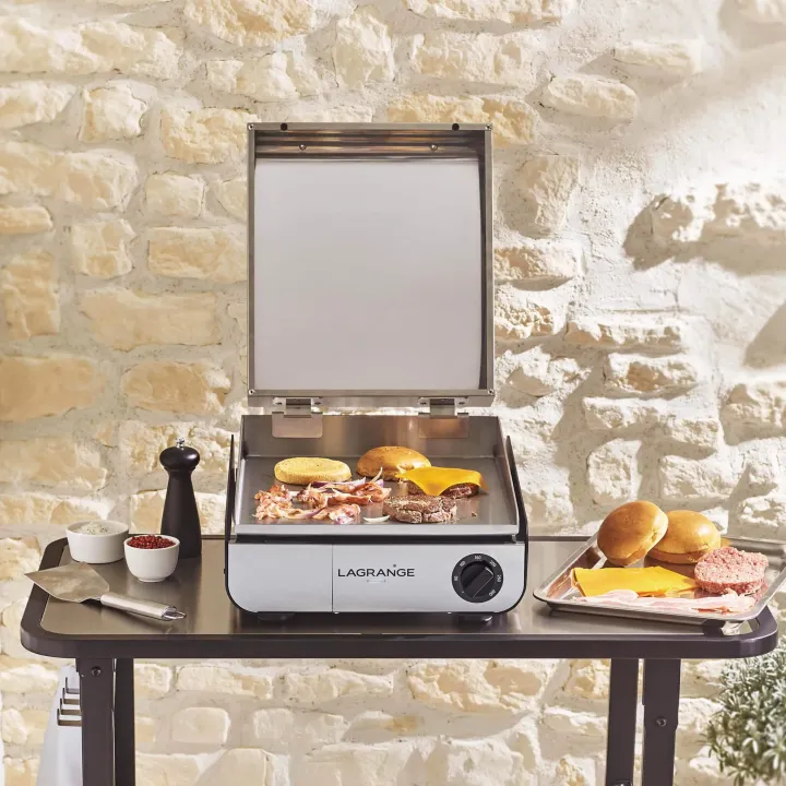 Plancha Pro RVS Deksel – Bescherming & koken