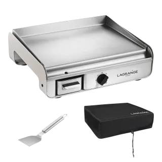 Plancha pro - Housse et spatule inox - Lagrange