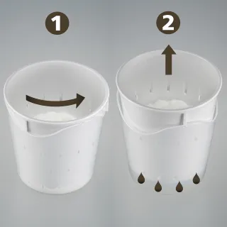 4er-Set Käseformen 0,25L