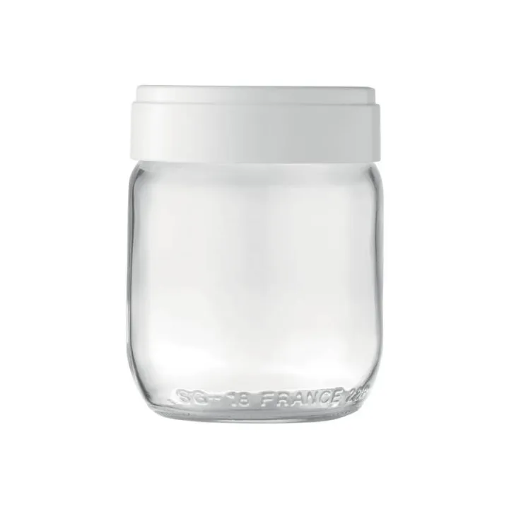 Set of 9 yoghurt jars