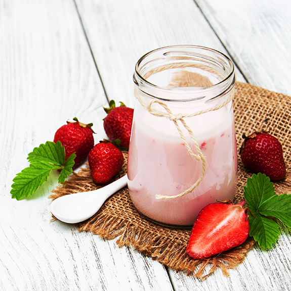 Aromatisation pour yaourt au bon goût fraise - alsa - depuis 1897